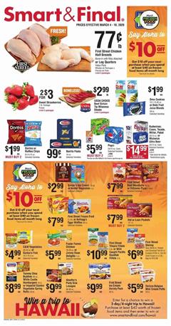 Smart and Final Ad Sale Mar 4 - 10, 2020