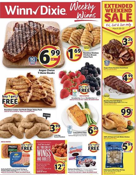 Weekly Ad Previews Mar 18 and Mar 22, 2020 5 Winn Dixie Ad Preview Mar 18 - 24, 2020