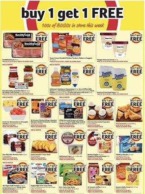 Winn Dixie BOGO Free Deals Mar 18 - 24, 2020