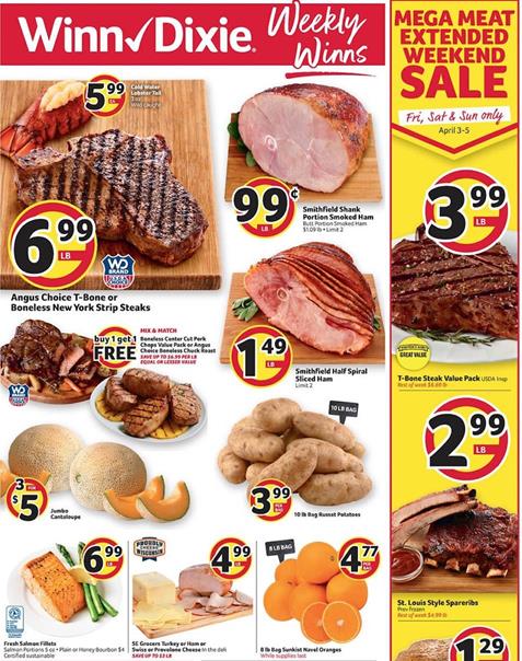 Weekly Ad Previews Apr 1 - 7 and Apr 5 - 11 3 Winn Dixie Weekly Ad Preview Apr 1 7 2020