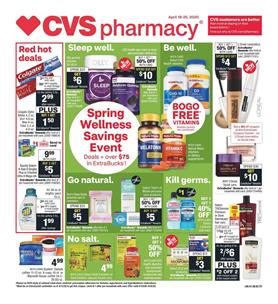 CVS Wellness Savings Event Apr 19 25 2020