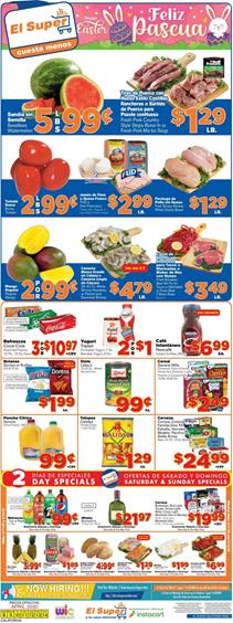 El Super Weekly Ad Sale Apr 8 14 2020