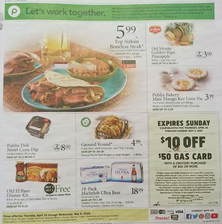 Weekly Ad Preview Apr 29 and May 3, 2020 2 Publix Weekly Ad Preview Apr 29 May 5 2020
