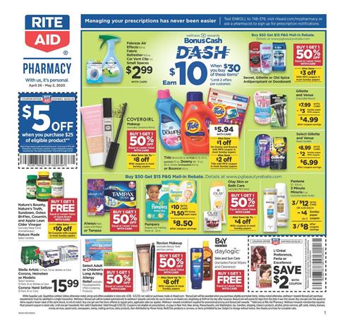 Weekly Ad Preview Apr 29 and May 3, 2020 7 Rite Aid Weekly Ad Preview Apr 26 May 2 2020