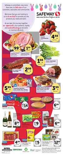 Safeway Weekly Ad Sale Apr 8 - 14, 2020