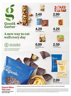 Target Good and Gather Food Sale Apr 12 - 18, 2020