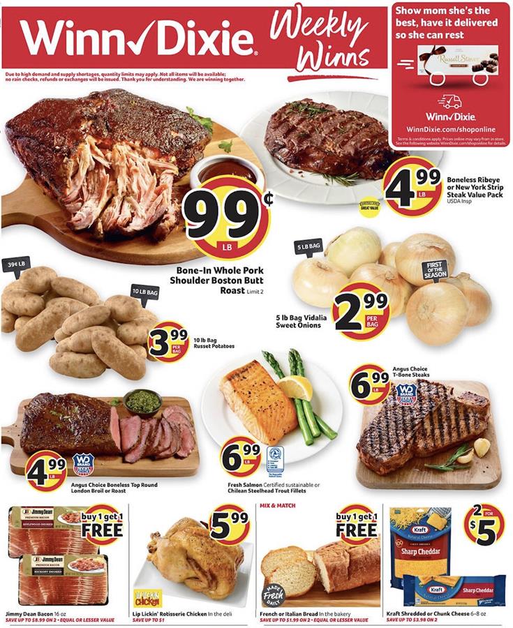 Weekly Ad Preview Apr 29 and May 3, 2020 3 Winn Dixie Weekly Ad Preview Apr 29 May 5 2020
