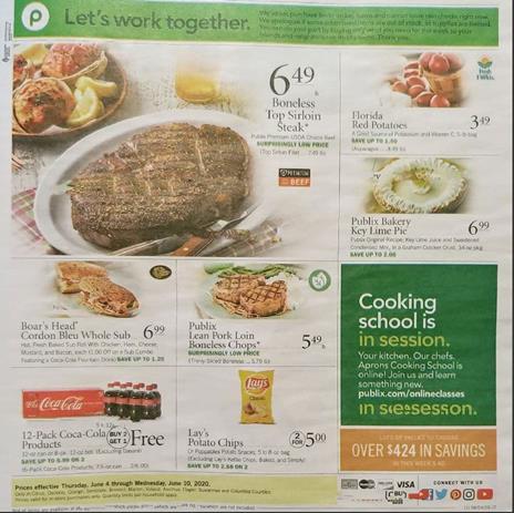 Weekly Ad Preview Jun 3 and Jun 7, 2020 4 Publix Weekly Ad Preview Jun 3 9 2020