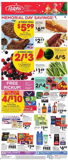 Ralphs Weekly Ad Sale May 20 - 26, 2020