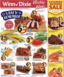 Winn Dixie Memorial Day May 20 - 26, 2020