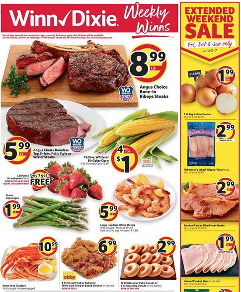 Weekly Ad Preview Jun 3 and Jun 7, 2020 2 Winn Dixie Weekly Ad Preview Jun 3 9 2020