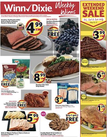 Weekly Ad Preview May 13 and May 17, 2020 4 Winn Dixie Weekly Ad Preview May 13 19 2020