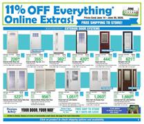 Menards Door Sale and Online Extras Jun 14 - 20, 2020