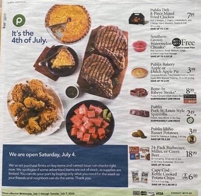 Weekly Ad Previews Jul 1 - 7, 2020 2 Publix Weekly Ad Preview Jul 1 7 2020