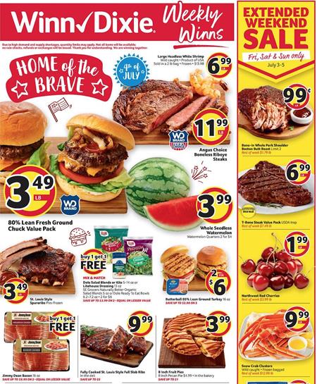 Weekly Ad Previews Jul 1 - 7, 2020 5 Winn Dixie Weekly Ad Preview Jul 1 7 2020