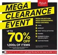 Michaels Weekly Ad Clearance Sale Jun 28 - Jul 4, 2020