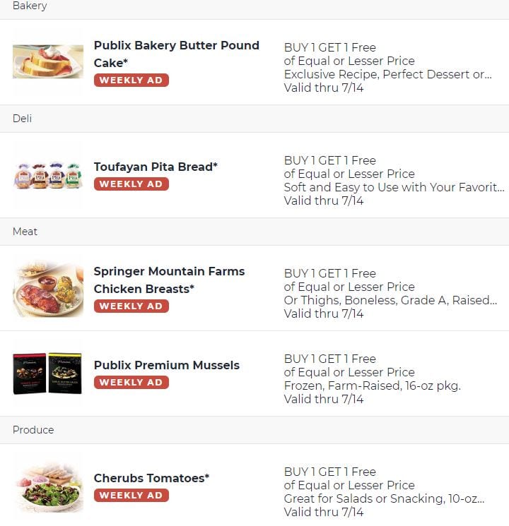 Publix BOGOs Jul 8 - 14, 2020 | The Latest Deals 11 Publix BOGOs Jul 8 - 14, 2020