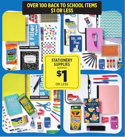 Dollar General Back to School Sale