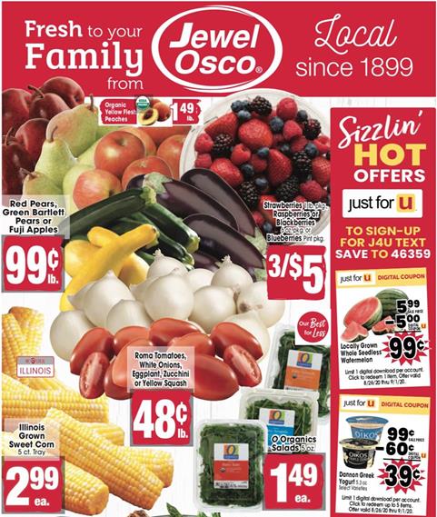 Weekly Ad Previews Aug 26 - Sep 1, 2020 6 Jewel-Osco Weekly Ad Preview Aug 26 - Sep 1, 2020