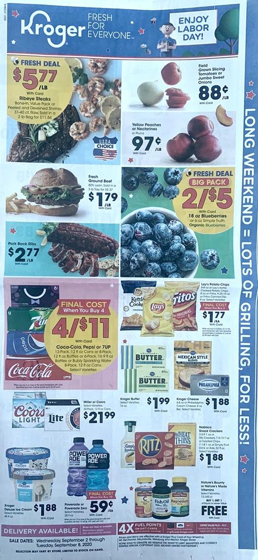 Weekly Ad Previews Sep 2 - 8, 2020 3 Kroger Weekly Ad Preview Sep 2 8 2020