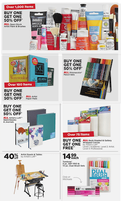 Michaels BOGO Free Deal Aug 23 29