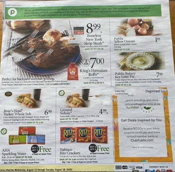 Weekly Ad Previews Aug 12 and Aug 16, 2020 2 Publix Weekly Ad Preview Aug 12 18 2020