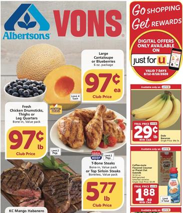 Weekly Ad Previews Aug 12 and Aug 16, 2020 7 Vons Weekly Ad Preview Aug 12 18 2020