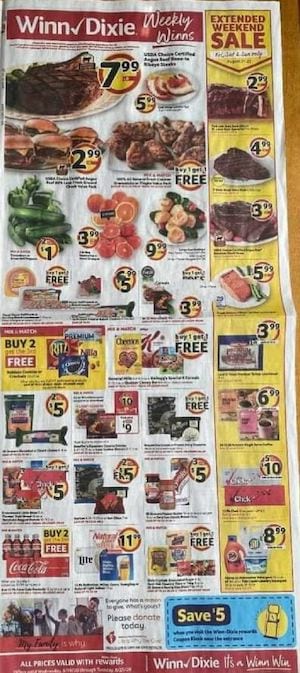 Weekly Ad Previews Aug 19 and Aug 23, 2020 5 Winn Dixie Weekly Ad Preview Aug 19 25 2020