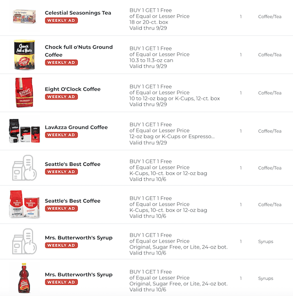 Publix BOGOs Sep 23 29 2020 2