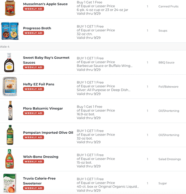 Publix BOGOs Sep 23 - 29, 2020 3