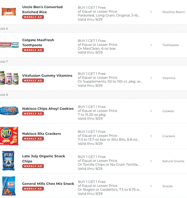 Publix BOGOs Sep 23 - 29, 2020 4