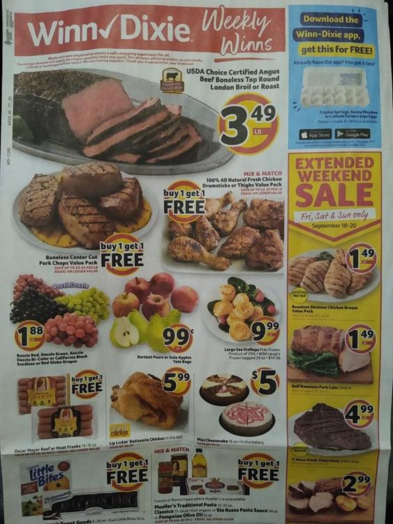 Weekly Ad Previews Sep 16 and Sep 20, 2020 4 Winn Dixie Weekly Ad Preview Sep 16 - 22, 2020
