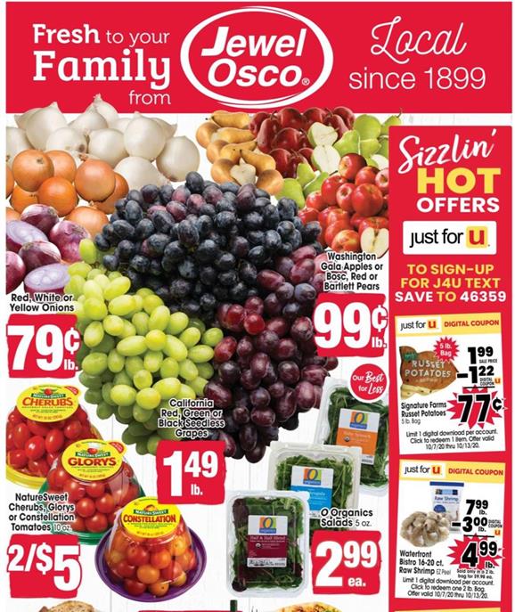 Weekly Ad Previews Oct 7 - 13, 2020 5 Jewel-Osco Weekly Ad Preview Oct 7 - 13, 2020