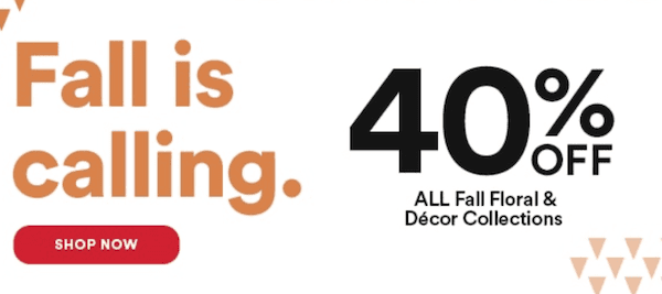Michaels Halloween Décor 40% Off