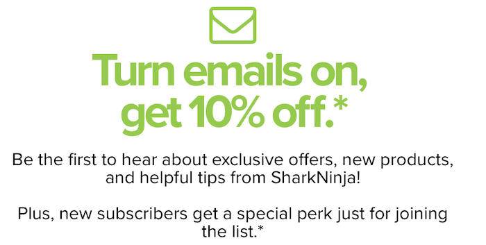Ninja Offers 10% Off If You Sign Up 1 Ninja Offers 10% Off If You Sign Up