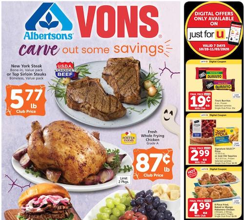 Weekly Ad Previews Oct 28 - Nov 3, 2020 6 Vons Weekly Ad Oct 28 - Nov 3, 2020