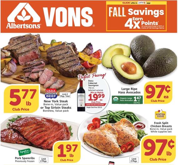 Weekly Ad Previews Oct 7 - 13, 2020 6 Vons Weekly Ad Preview Oct 7 13 2020