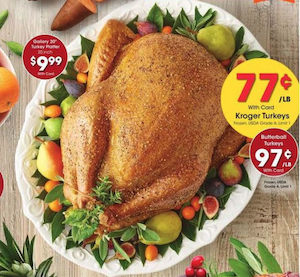 The Best Turkey Deals of Weekly Ads 3 Kroger Thanksgiving Turkey Deal
