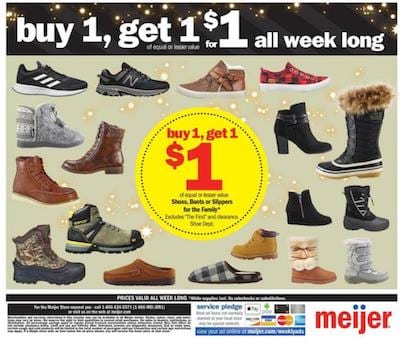 Black Friday Sneaker Deals and Boots 2020 2 Meijer Black Friday Ad Nov 22 - 28, 2020