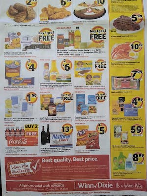 Winn Dixie Weekly Ad Thanksgiving Nov 11 - 17, 2020