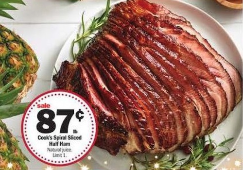 The Best Christmas Meat Deals - Kroger, Publix, ALDI, and more Stores 7 Meijer Cook's Spiral Ham Christmas 2020