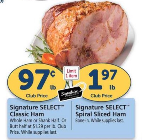 The Best Christmas Meat Deals - Kroger, Publix, ALDI, and more Stores 11 Safeway Classic Ham Christmas Deal 2020