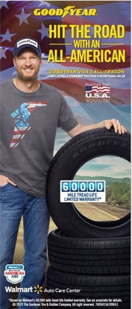 Walmart Deal Selection February 2021 1 Goodyear Viva 3 All-Season Tire 185:65R14 86T