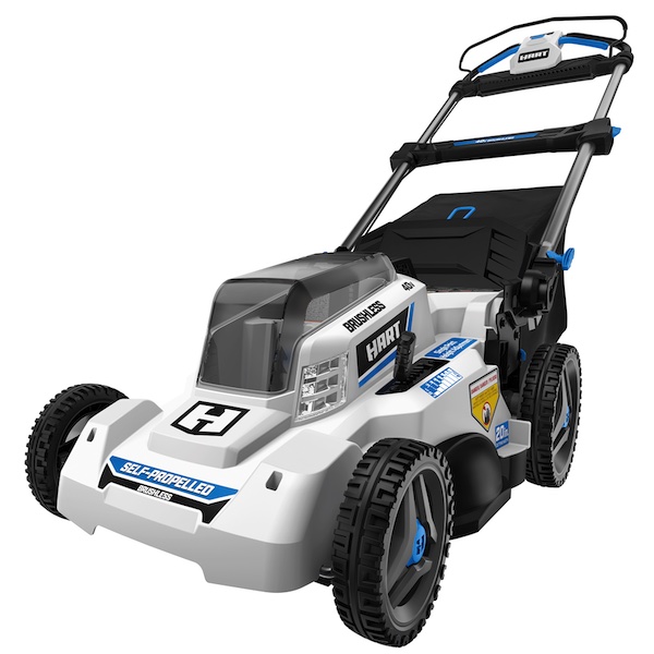 Walmart Best Seller Lawn Mower 1 HART 40-Volt Cordless Brushless 20-inch Self-Propelled Mower Kit, (1) 5.0Ah Lithium-Ion Battery, (1) Battery Charger
