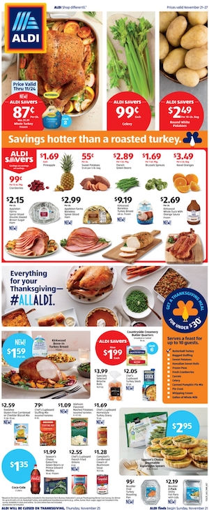Thanksgiving Ads 2021 - Kroger, Publix, Winn Dixie, ALDI, And More 3 ALDI Weekly Ad Nov 21 - 27, 2021