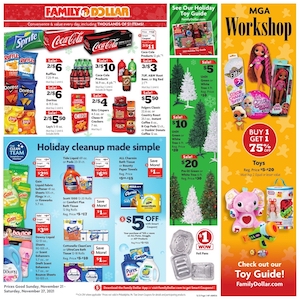 Thanksgiving Ads 2021 - Kroger, Publix, Winn Dixie, ALDI, And More 6 Family Dollar Ad Nov 21 - 27, 2021Family Dollar Ad Nov 21 - 27, 2021