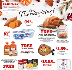 Thanksgiving Ads 2021 - Kroger, Publix, Winn Dixie, ALDI, And More 8 Fareway Weekly Ad 17 - 24, 2021