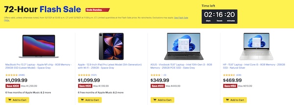 Top Last-Minute Gift Deals 2021 from Target, Walmart, Best Buy 2 Best Buy 72-Hour Flash Sale 2021