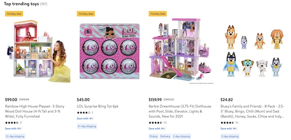 Top Last-Minute Gift Deals 2021 from Target, Walmart, Best Buy 3 Walmart Trending Toys Dec 2021