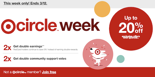 Target Circle Week Deals Ends 3/12 1 Target Circle Week Deal Ends 3 12 22